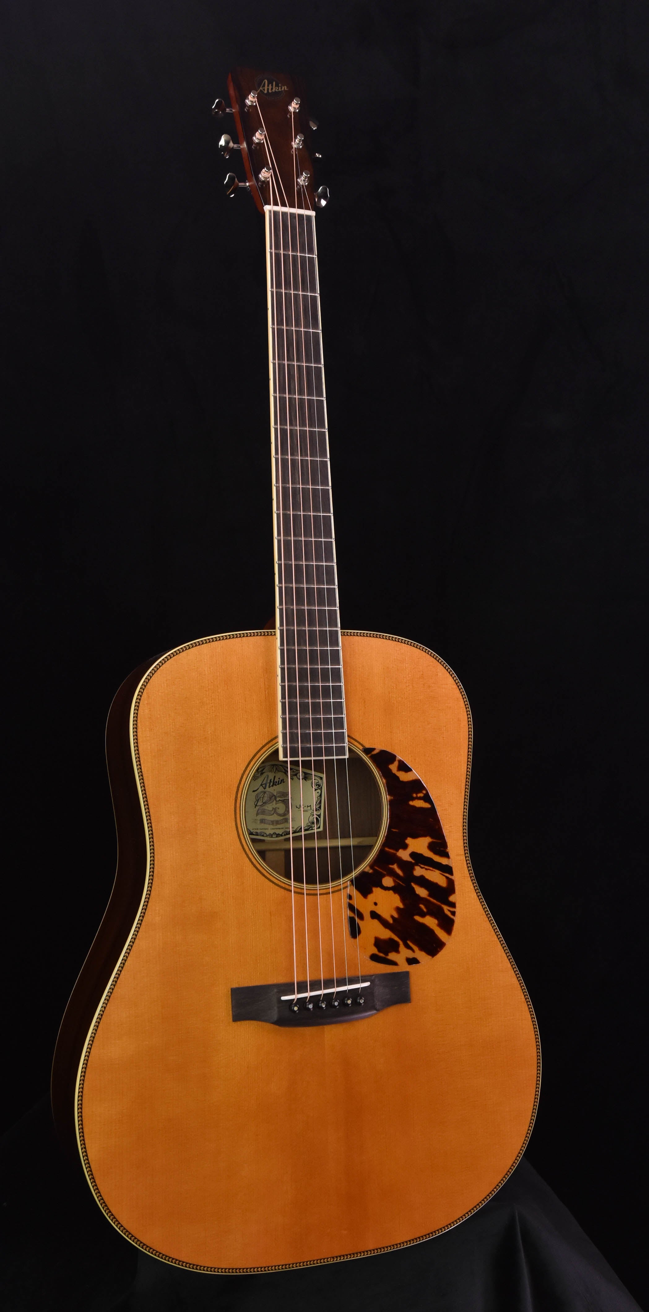 Atkin "White Rice" Model Dreadnought Mirror Finish