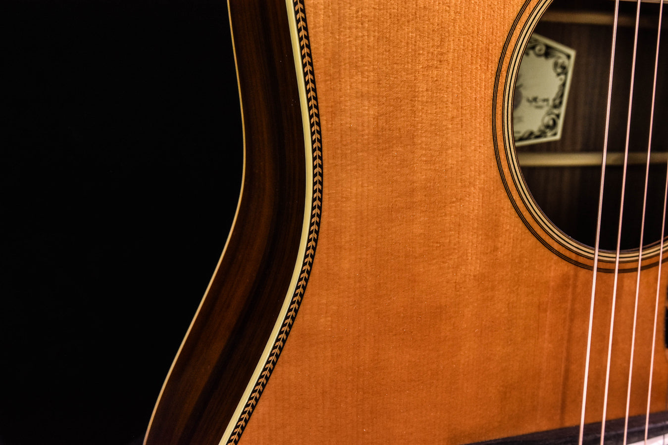 Atkin "White Rice" Model Dreadnought Mirror Finish