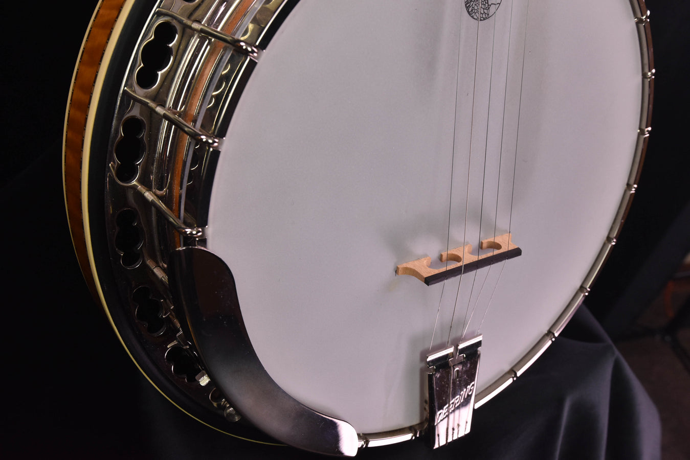 Used Deering Calico Banjo- Five String 2005