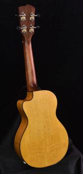 breedlove lu'au concert ukulele natural shadow ce all myrtlewood with gig bag!