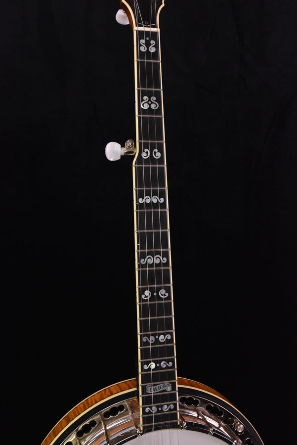 Used Deering Calico Banjo- Five String 2005