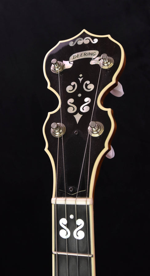 Used Deering Calico Banjo- Five String 2005