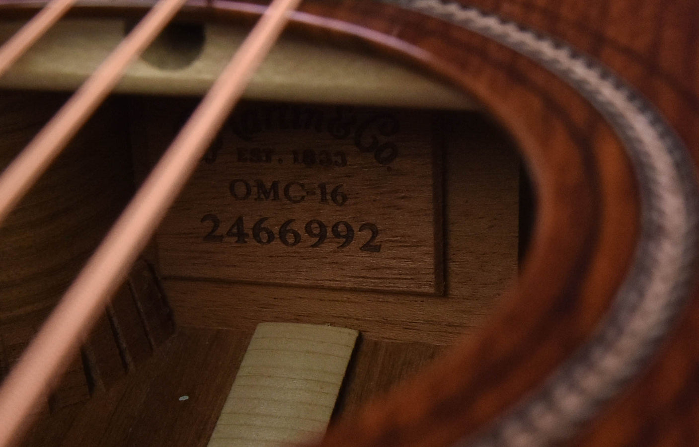 Martin OMC16 Ovangkol Lefty