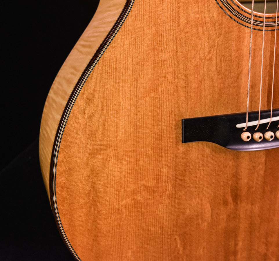 Used Bourgeois Small Jumbo Maple/ Bearclaw Sitka Spruce 2010 Excellent Condition!