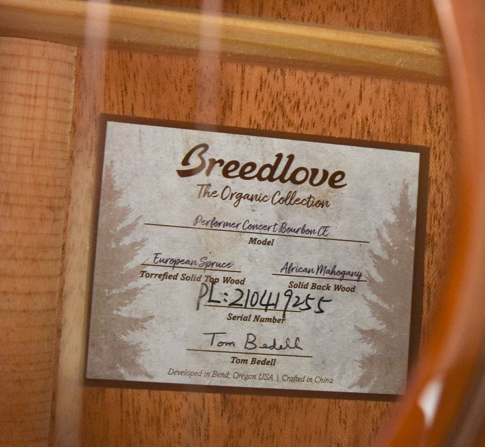 Breedlove Performer Concert Bourbon CE
