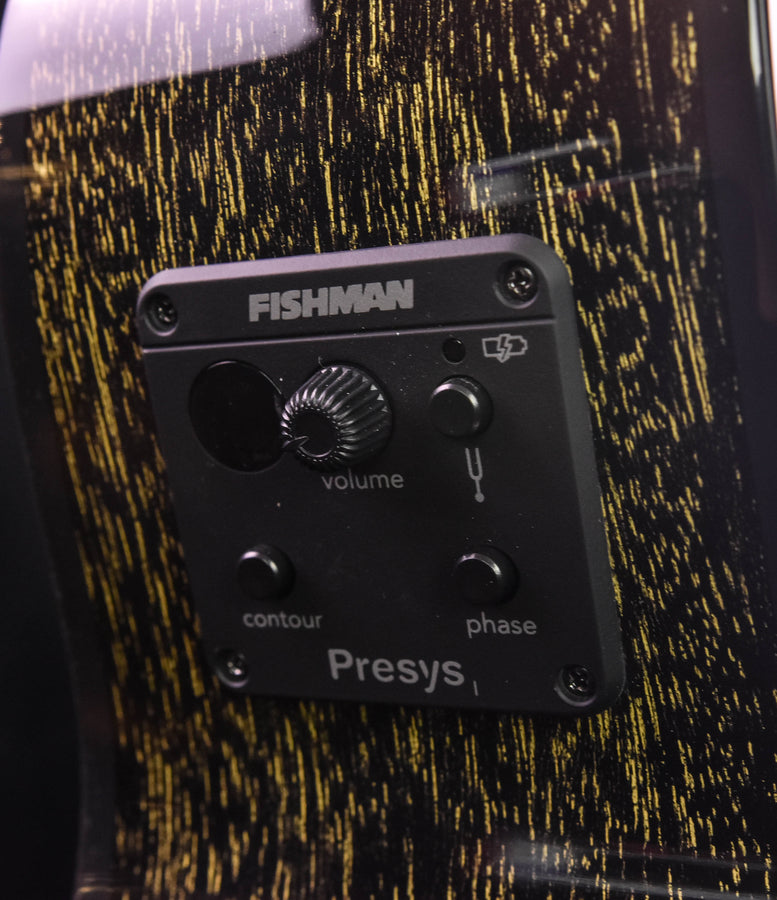 Breedlove Rainforest S Concert Black Gold CE All African Mahogany