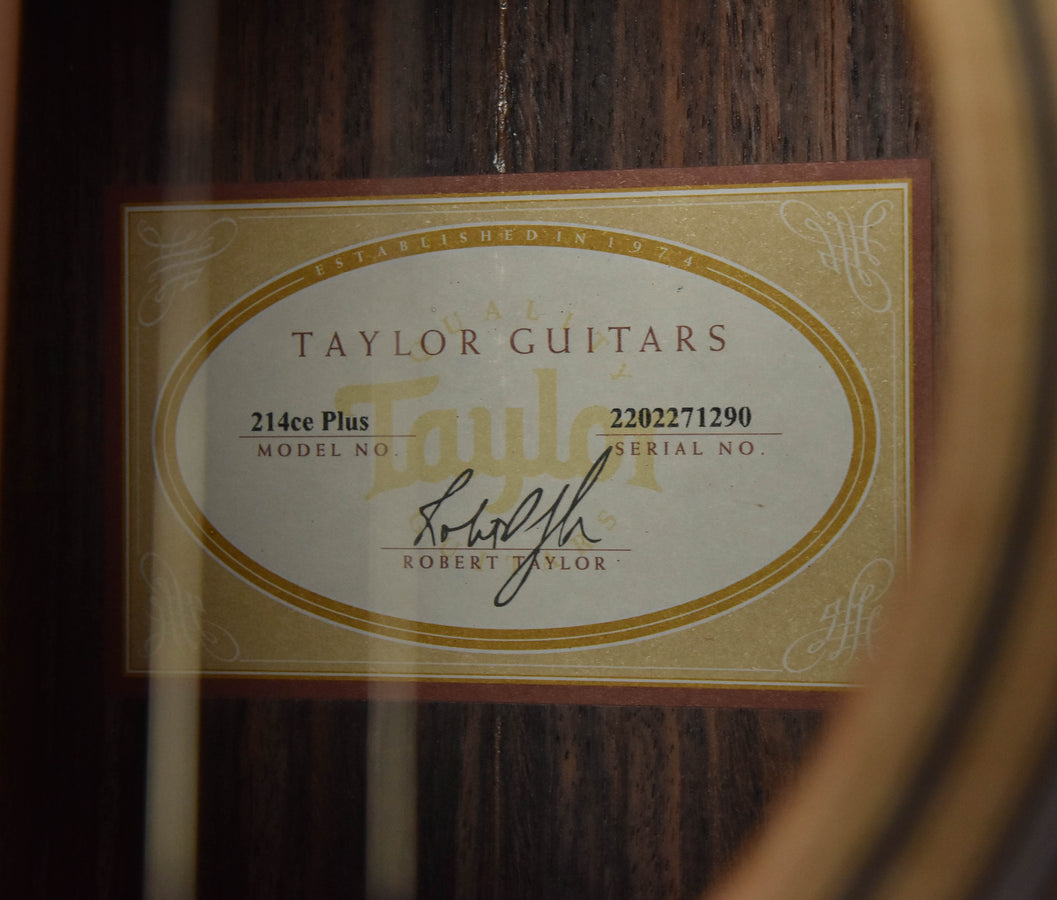 Taylor 214CE Plus with new Aero Case!!