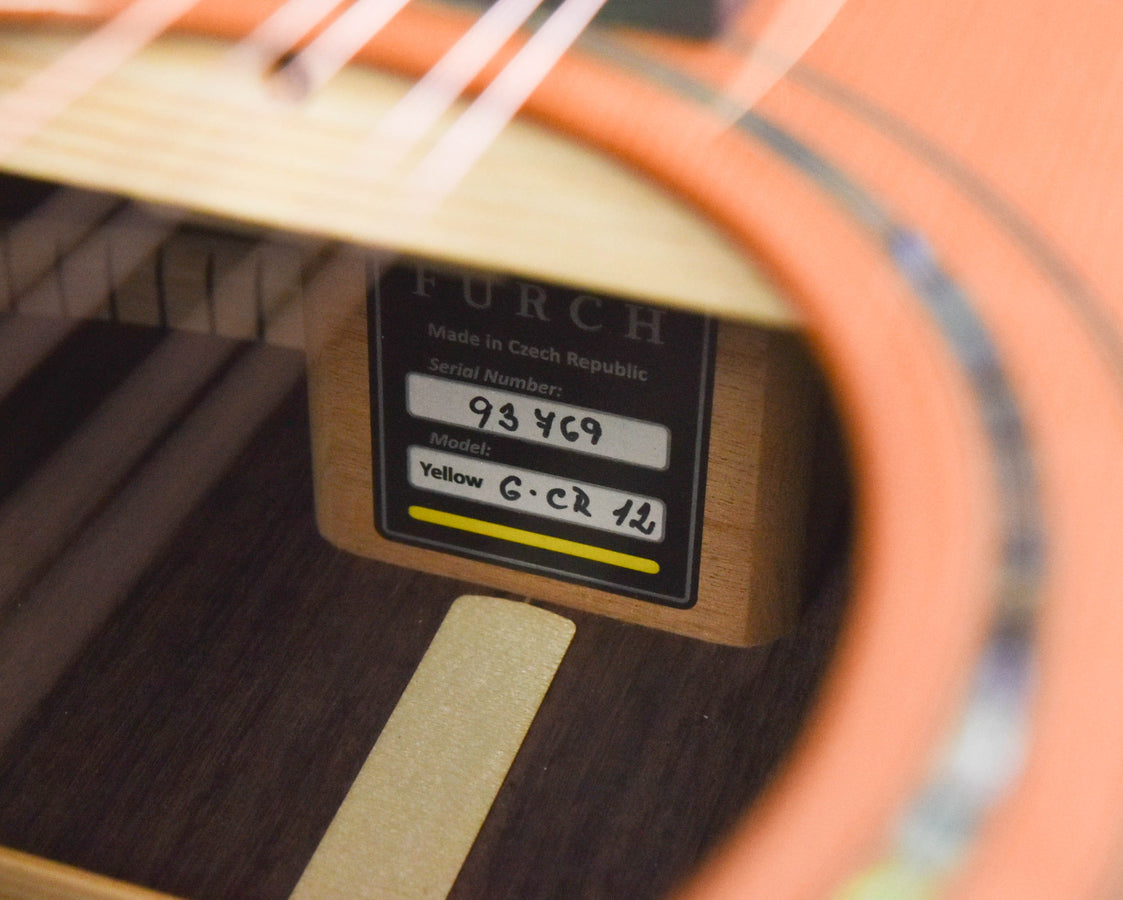 Furch Yellow Series Grand Auditorium 12 String Cedar Top/ Indian Rosewood Back and Sides