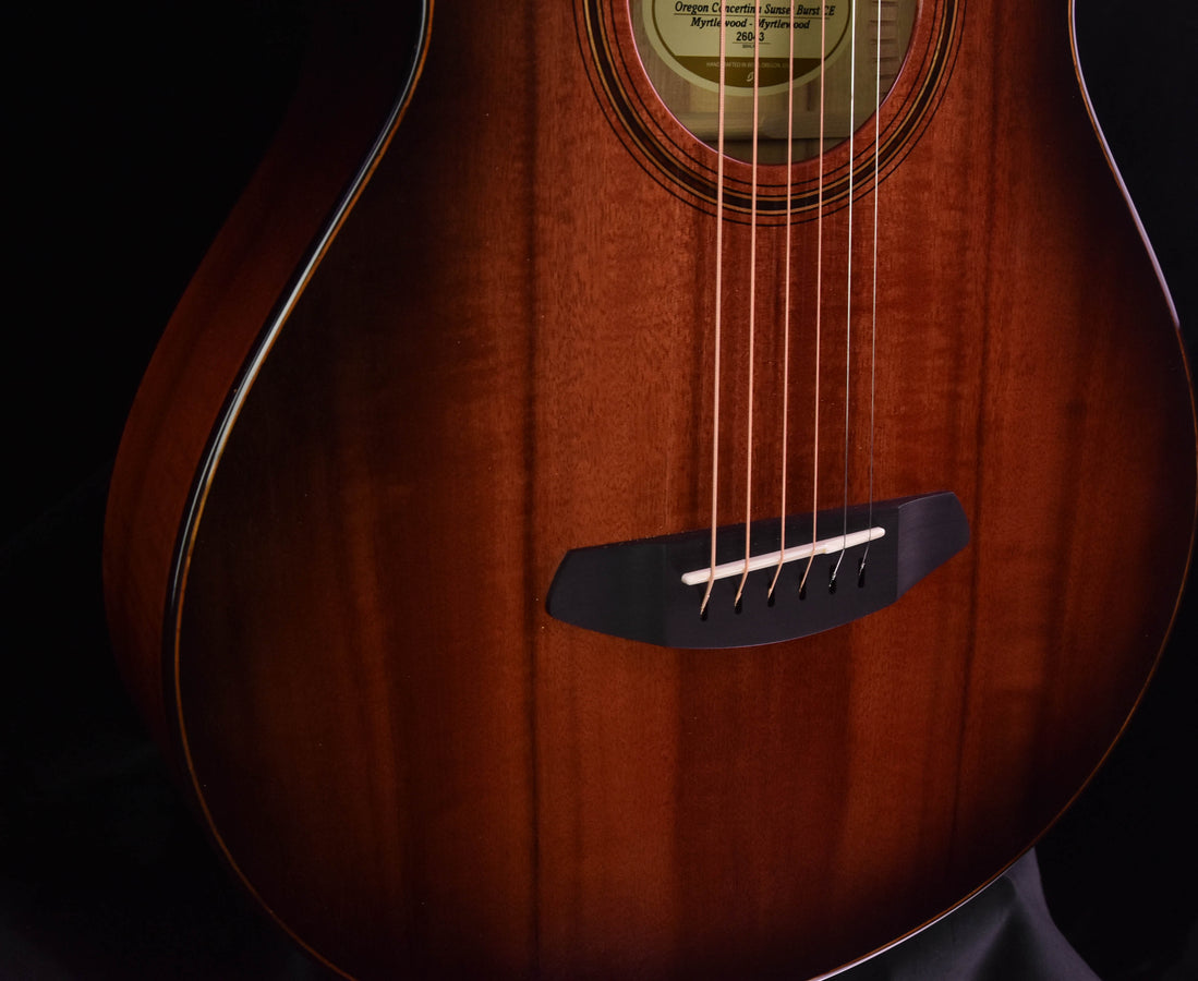 Breedlove Oregon Concertina Sunset Burst CE All Myrtlewood Limited Edition