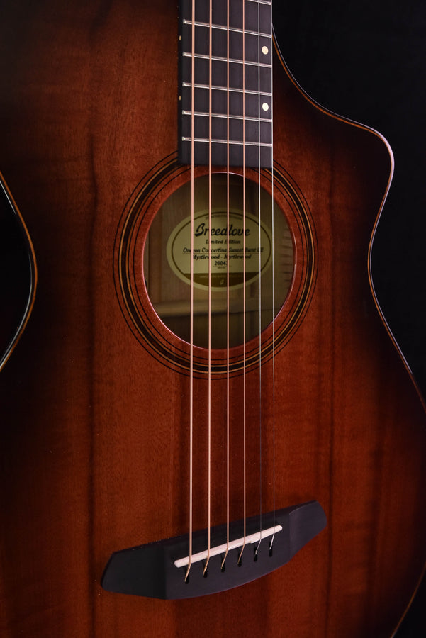 Breedlove Oregon Concertina Sunset Burst CE All Myrtlewood Limited Edition