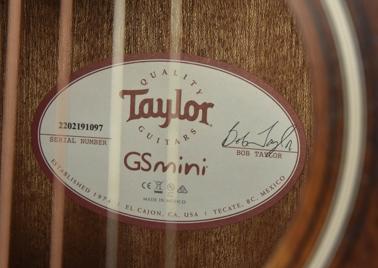 Taylor GS Mini-E Koa PLUS Shaded Edge Burst