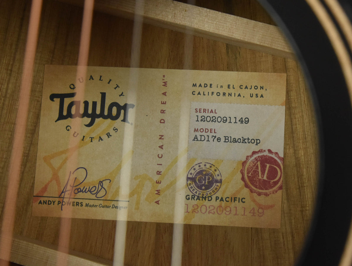 Taylor AD17E Blacktop
