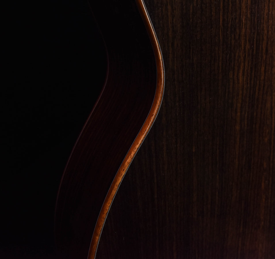 Larrivee P-09-RW. Parlor Custom  Moon Spruce Top Unicorn Inlay