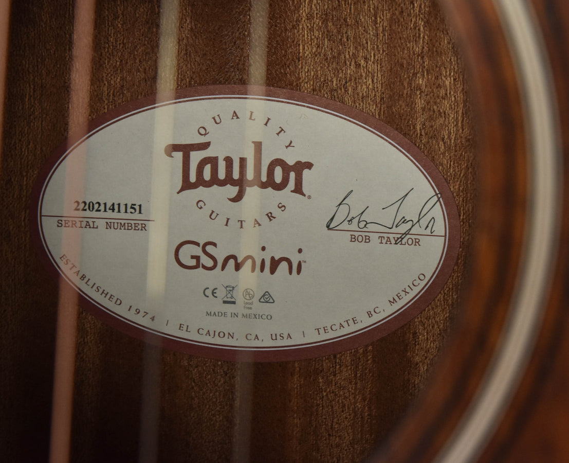Taylor GS Mini-E Koa PLUS Shaded Edge Burst