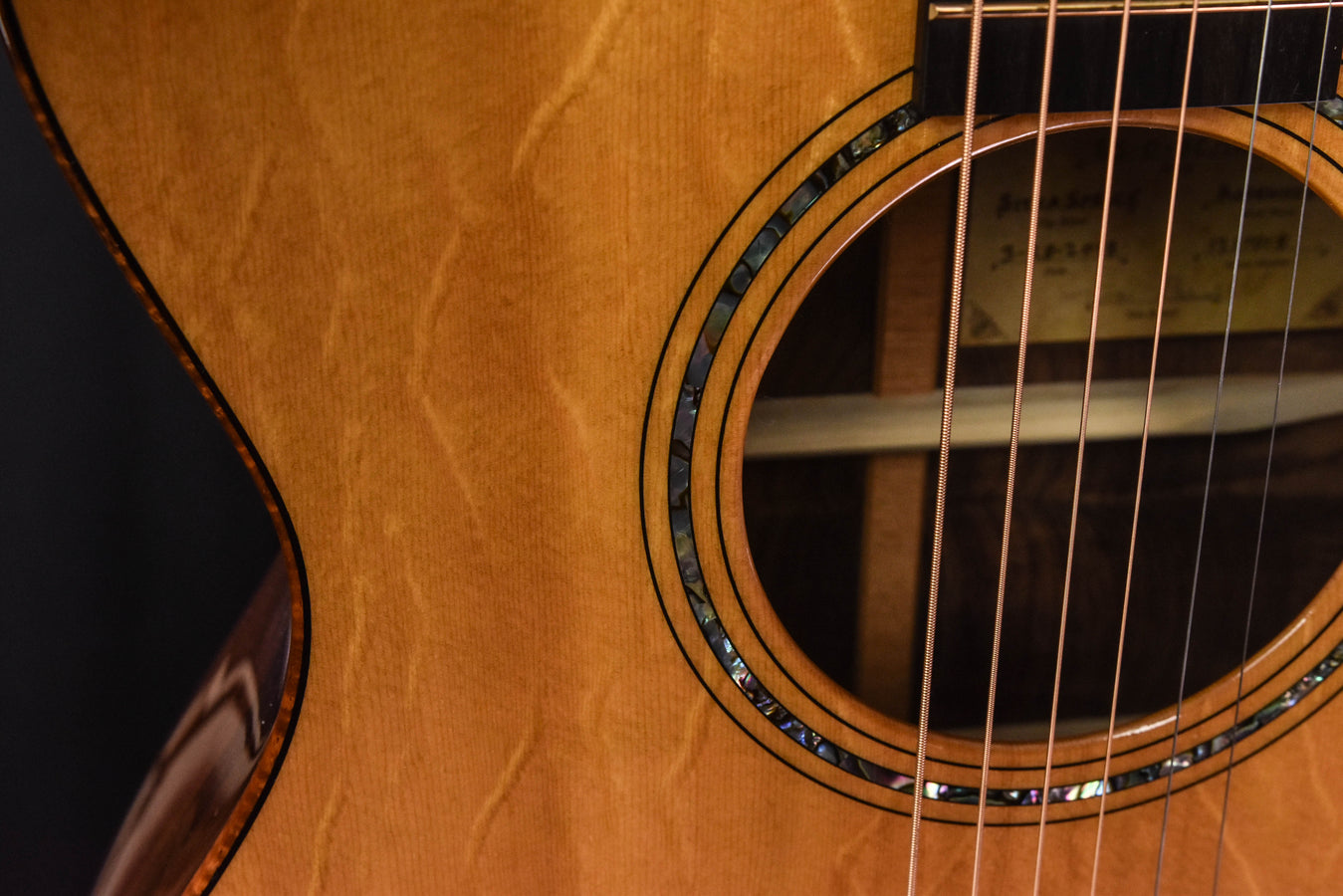 Bedell Custom Orchestra Bearclaw Sitka Spruce and Wild Grain East Indian Rosewood