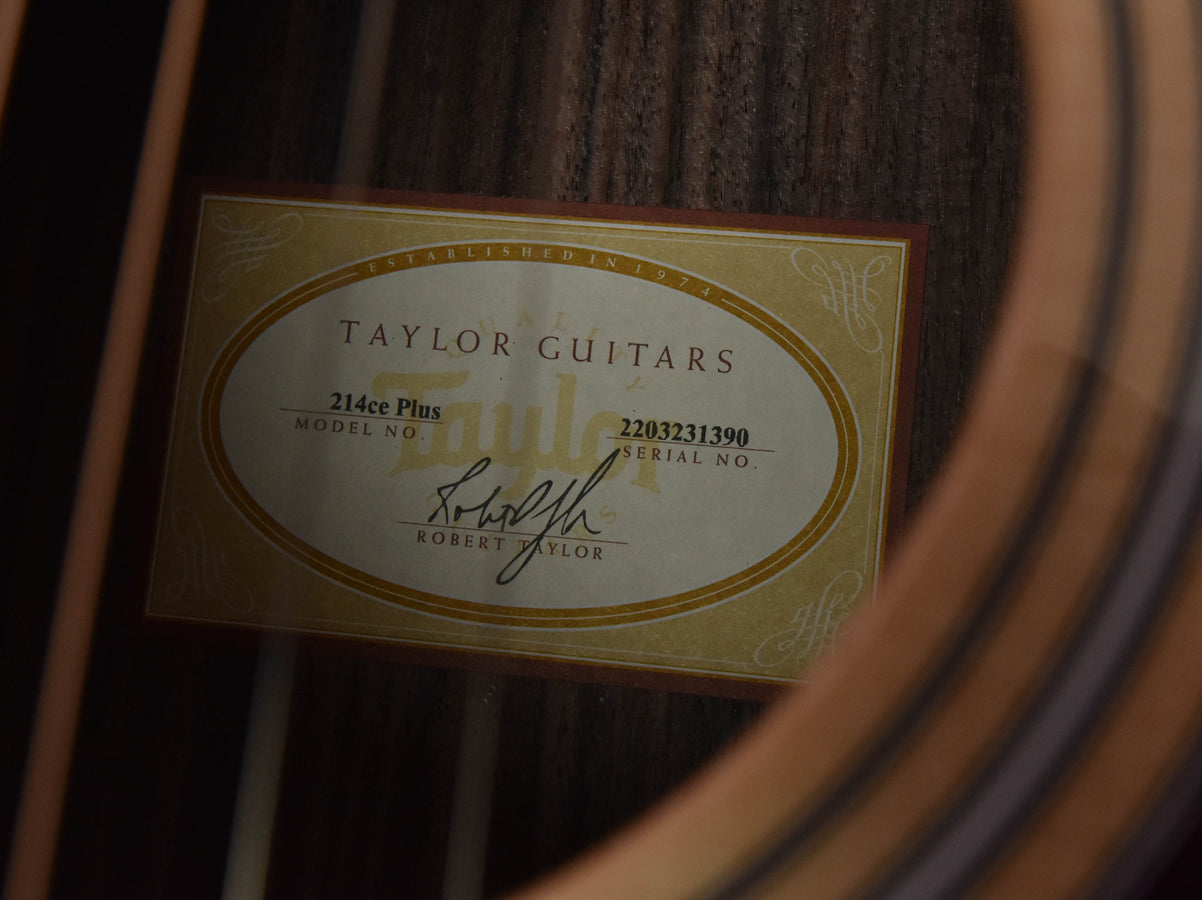 Taylor 214CE Plus with new Aero Case!!