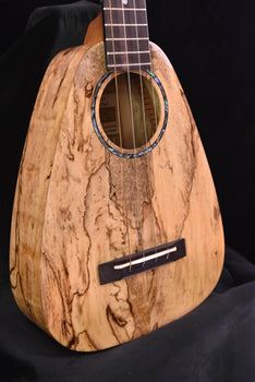romero creations tiny tenor ukulele spalted mango