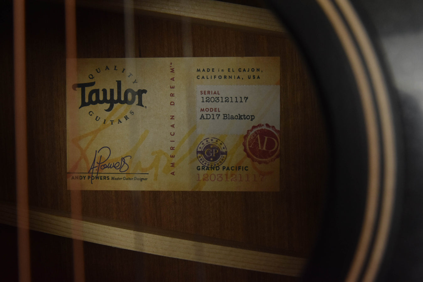 Taylor AD17 Blacktop