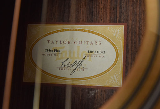 taylor 214ce plus with new aero case!!