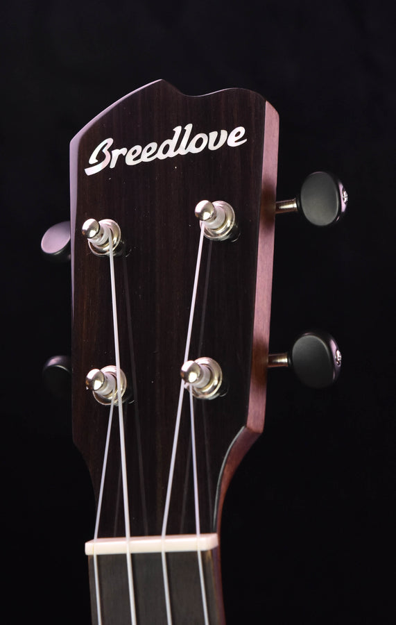 Breedlove Lu'au Concert Ukulelel Natural Shadow E Sitka Spruce/ Myrtlewood
