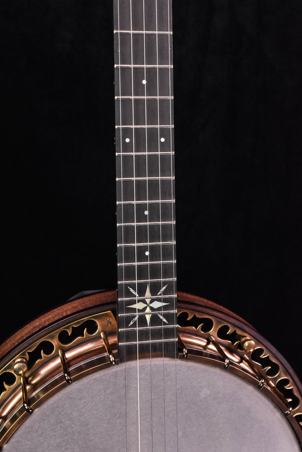 Ome Alpha Resonator Bluegrass- Woody Five String Banjo- Walnut