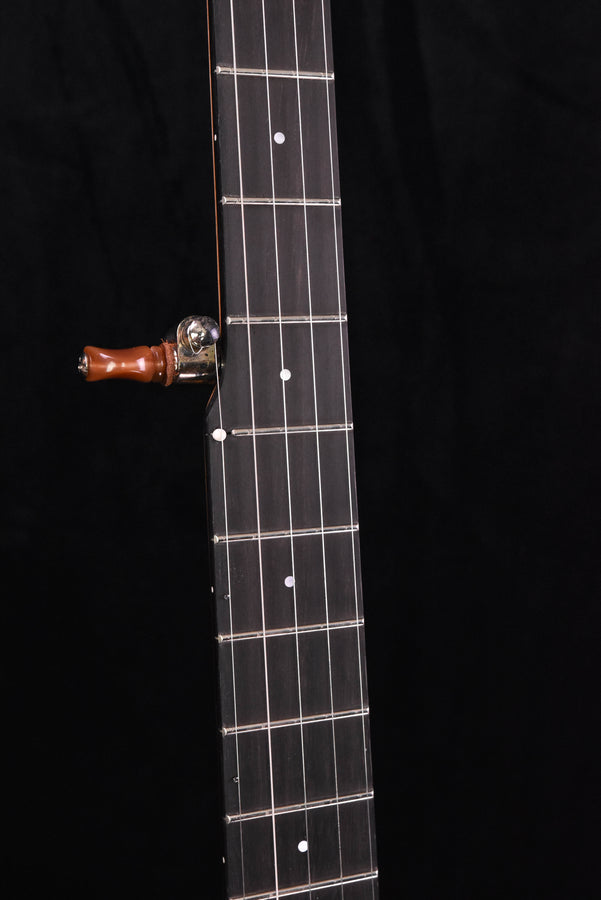 Ome Alpha Resonator Bluegrass- Woody Five String Banjo- Walnut