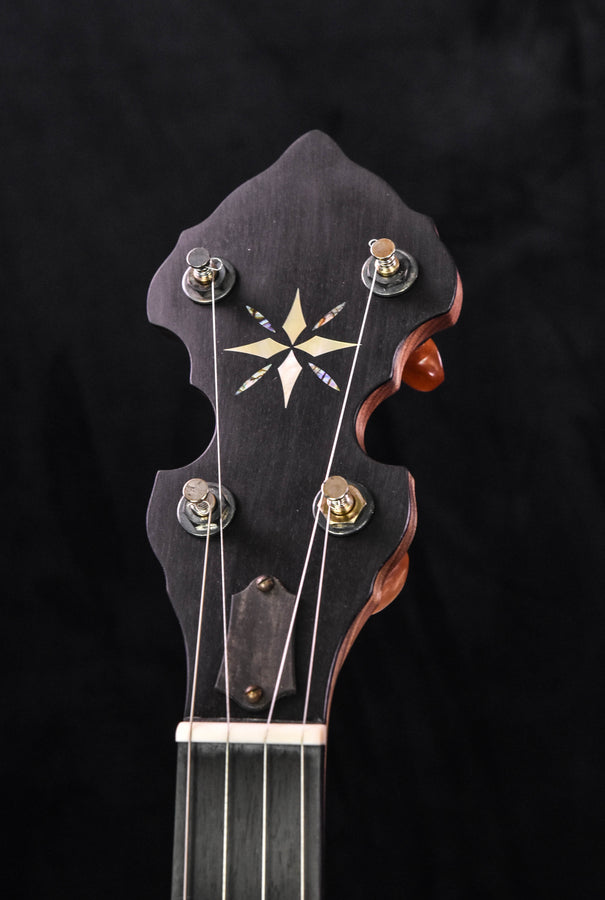 Ome Alpha Resonator Bluegrass- Woody Five String Banjo- Walnut