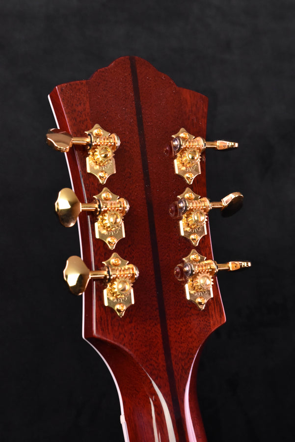 Guild F-55E Jumbo Body Acoustic-Electric Guitar-Natural Rosewood