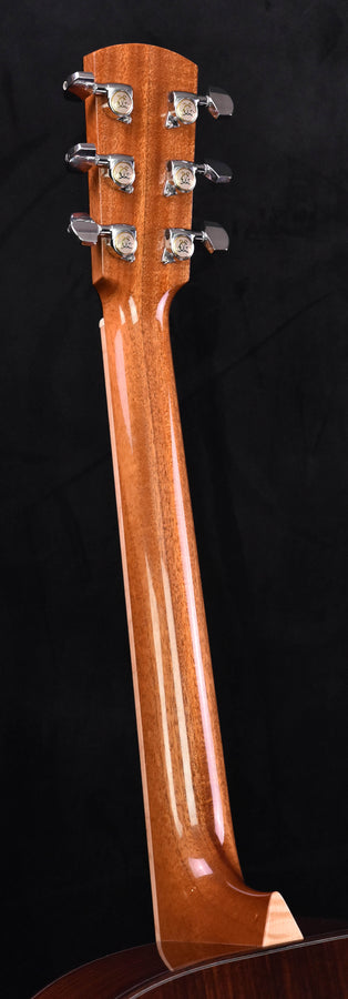 Used OM-10 guitar headstock with metal tuners and vine-style inlay