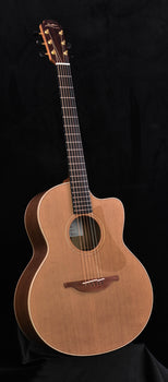 lowden f23c walnut and red cedar cutaway guitar