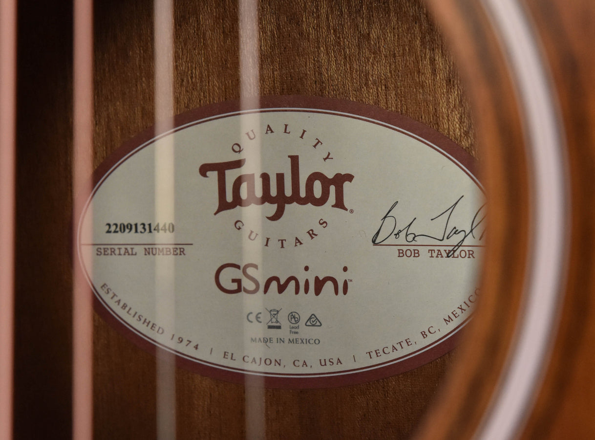 Taylor GS Mini-E Koa PLUS Shaded Edge Burst