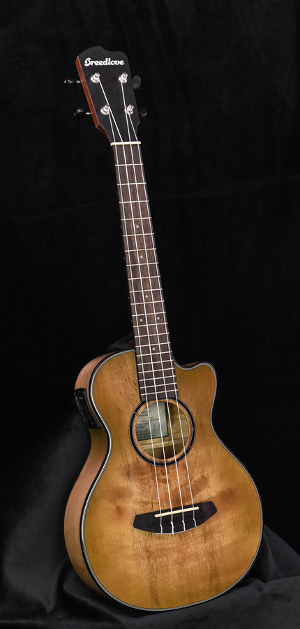 Breedlove Lu'au S Tenor Sweetgrass CE All Myrtlewood Ukulele