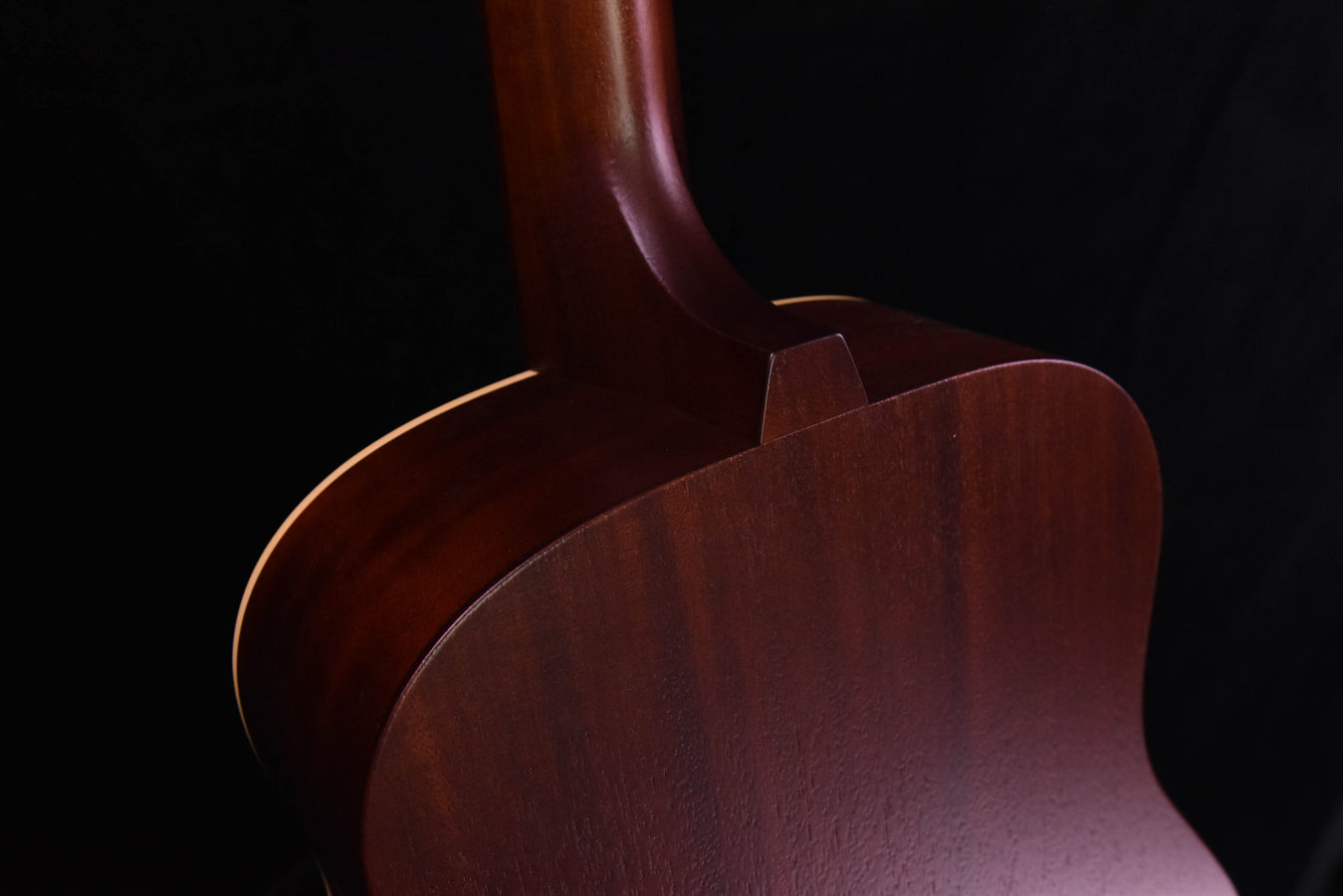 Dan Erlewine DE-11 headstock in dark wood finish