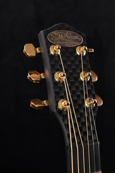 used mcpherson carbon touring- basket weave pattern, gold tuners