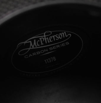 mcpherson carbon sable standard weave, black binding  black hardware- new headstock logo