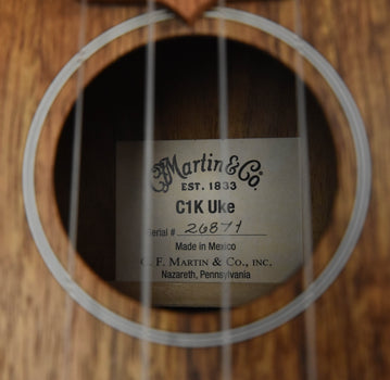 martin c1k concert ukulele