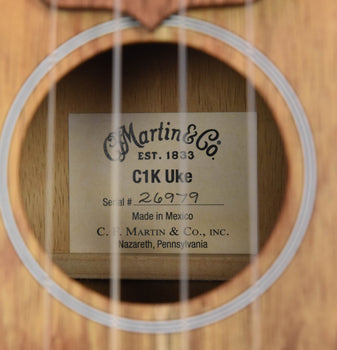 martin c1k concert ukulele