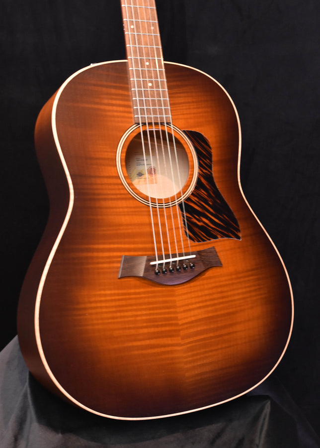 Taylor AD27e Flametop Big Leaf Maple Shaded Edgeburst ES2