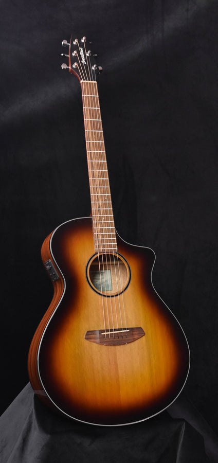 Breedlove Discovery S Concert Edgeburst CE Cedar/ Mahogany Guitar