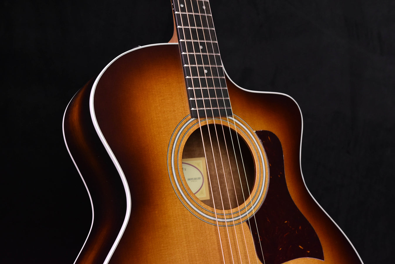 Taylor 214CE-K SB  Sunburst- Full body Edge Burst