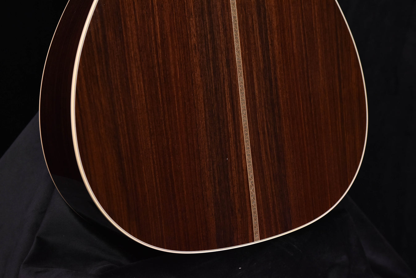 Used acoustic guitar soundboard top with rosette-less edge and linear center seam