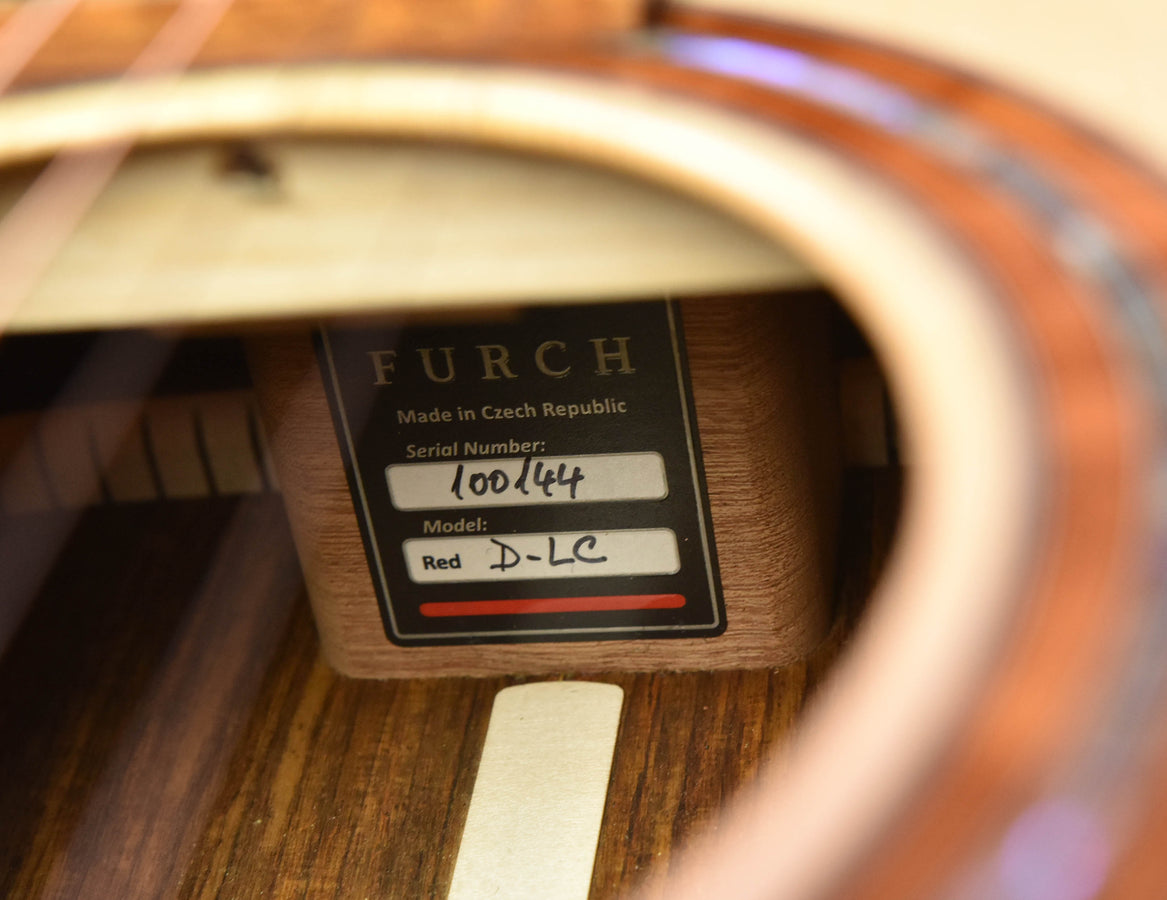 Furch Red D-LC SPA  Dreadnought Guitar. Cocobolo and Alpine Spruce. LR Baggs SPA Pickup