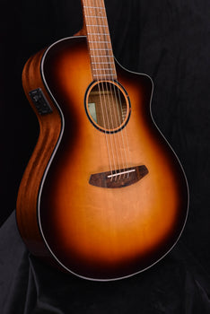 breedlove discovery s concert edgeburst ce acoustic guitar