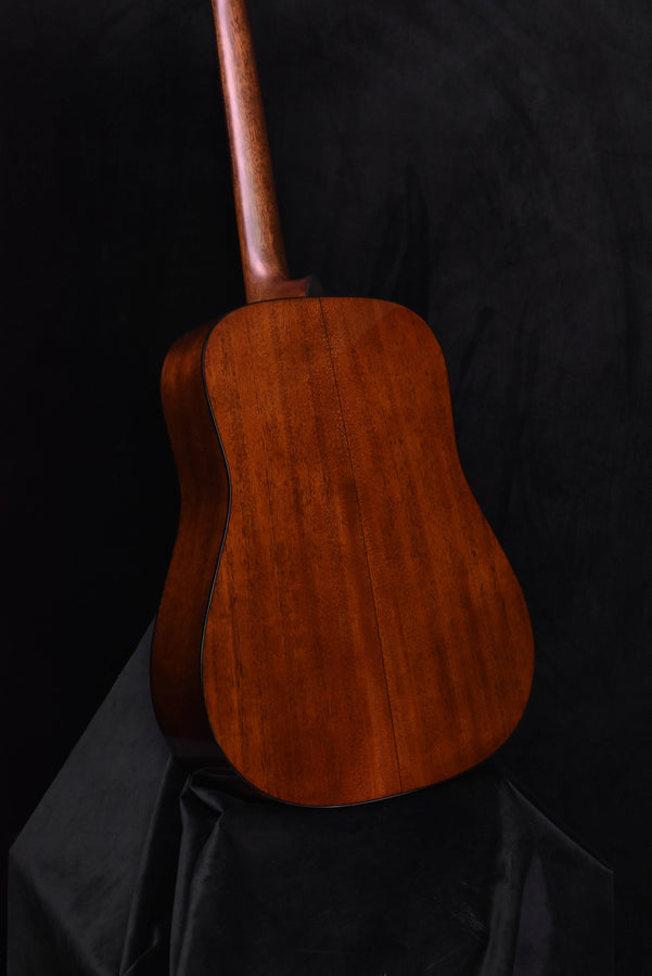 Martin D-18 acoustic guitar body, natural wood finish