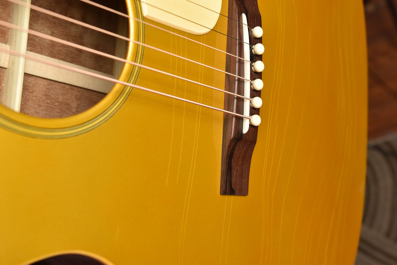 Atkin L36 Gold Top Custom Aged Finish Acoustic Guitar