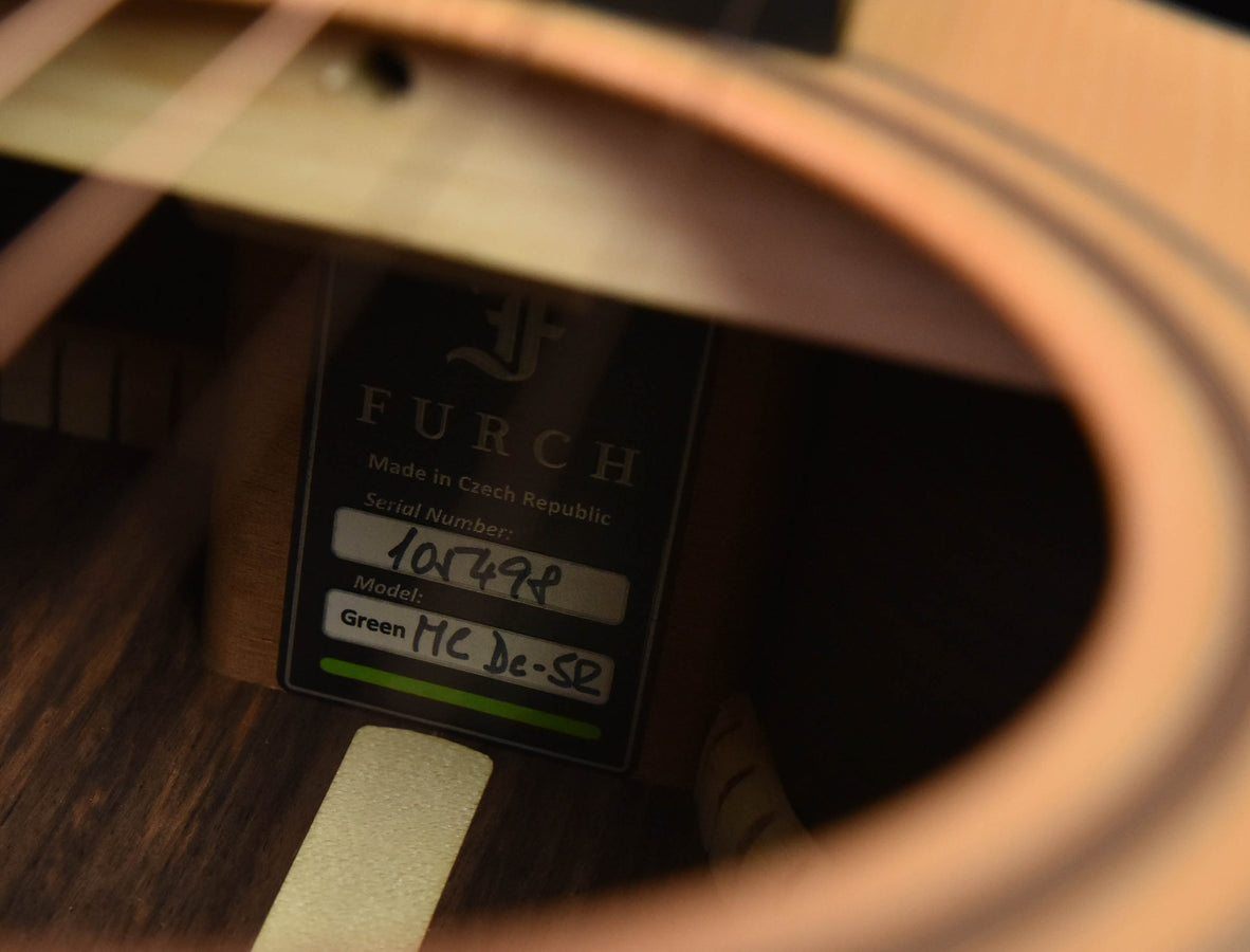 Furch Master's Choice Green Dreadnought Guitar with  DC-SR LR Baggs SPE Pickup