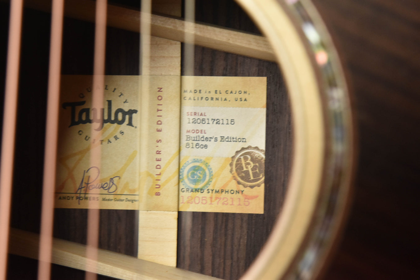 Taylor 816CE Builder's Edition Acoustic-Electric Guitar