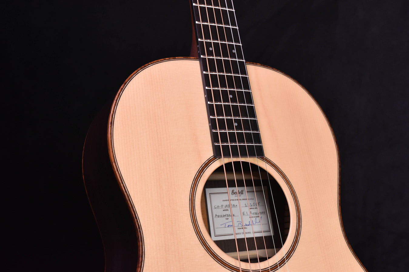 Bedell Coffee House Natural Parlor Acoustic-Electric Guitar