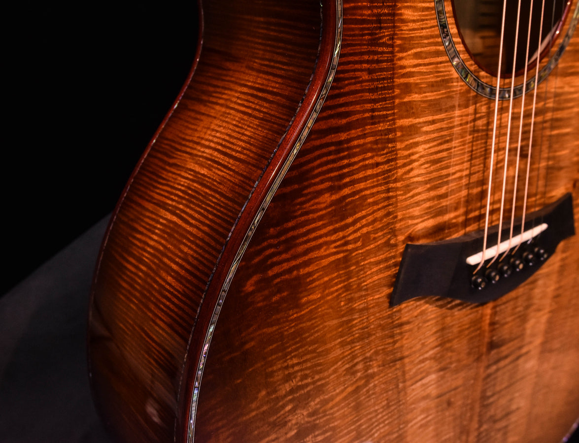 Taylor Custom GA Cutaway All Master Grade Koa Acoustic Electric Guitar