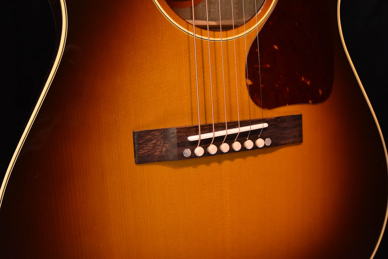 Gibson 50's LG-2 Vintage Sunburst Acoustic Electric Guitar (New Guitar)